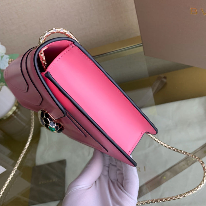 Classic Vegan Leather Handbag - Smooth Faux-Leather Exterior | Women's Luxury Handbag #1686 - alternate angle view (image 8) of designer-inspired handbag