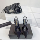Saint Laurent shoes front view designer style