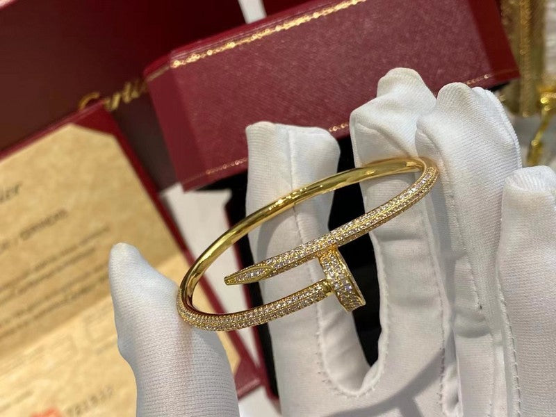 Angled view of Cartier unisex jewelry piece