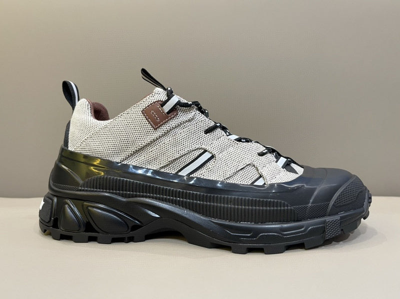 Burberry shoes Style 203 - front view, statement logo accent