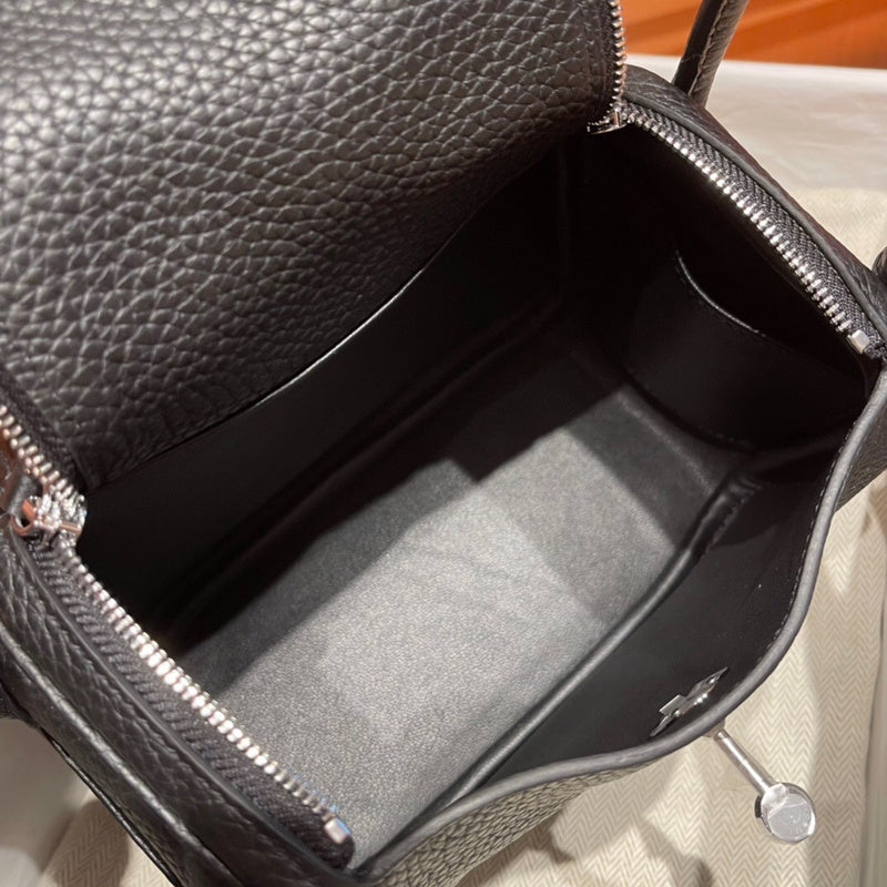 Poised bag shown from front angle