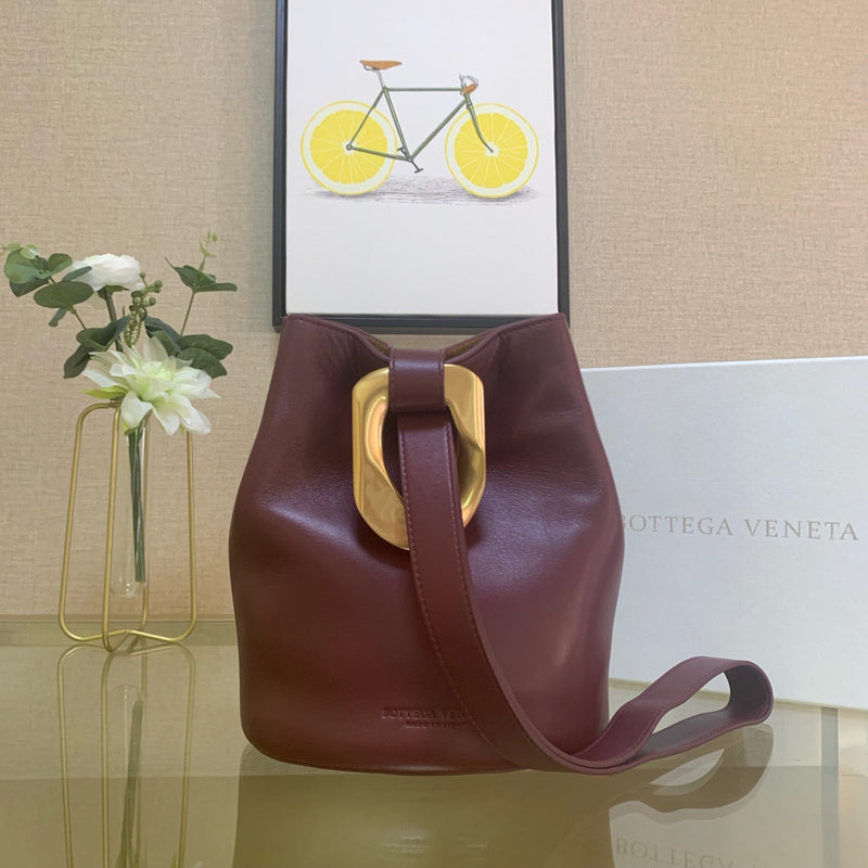 Modern Faux Leather Handbag - Polished Finish | Women's Fashion Handbag #1749 - front view (image 1) of designer-inspired handbag