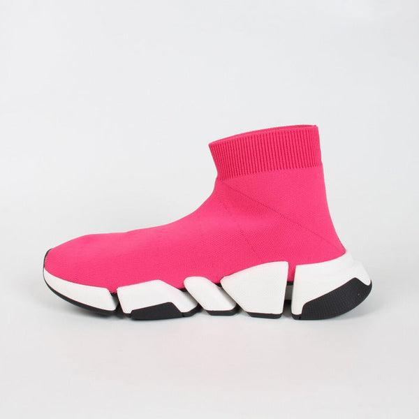 Balenciaga Camel Slip-On Sneakers - Sole Detail View