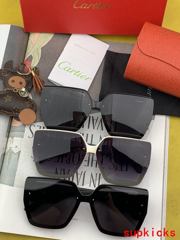 Lifestyle view of Cartier unisex sunglasses