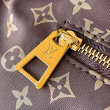 Handle and strap detail of modern classic women's handbag – women's everyday handbag