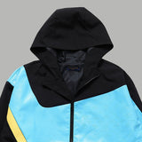 Full styled look of Louis Vuitton luxury clothing with signature branding
