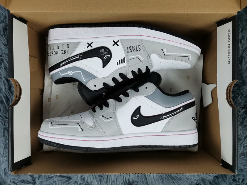 Nike soft grey luxury sneakers view 9 premium leather build