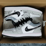 Nike soft grey luxury sneakers view 9 premium leather build