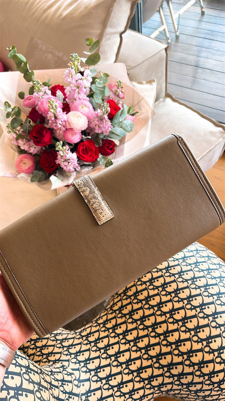 Close-up detail of smart bag design