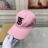 Angled view of Burberry unisex cap