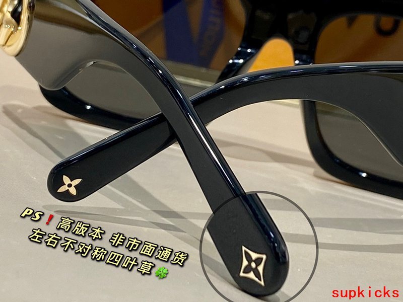 Front view of Louis Vuitton unisex sunglasses