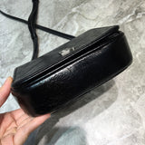 Chic Vegan Leather Handbag - Signature Hardware Accents | Women's Everyday Carry Handbag #1063 - hardware and detail close-up (image 5) of designer-inspired handbag
