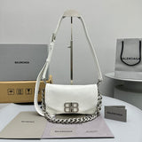 Zivas Charm Modern Edge Statement Handbag (Signature Shape & Finish) – Front View 2
