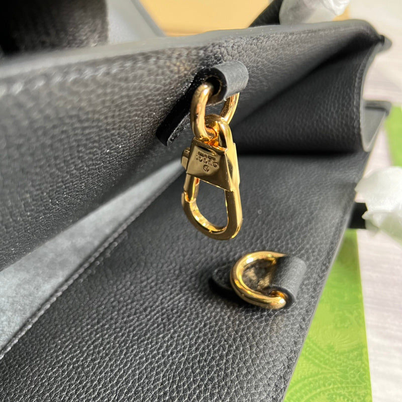Interior view of structured chic women's handbag – women's designer-style accessory