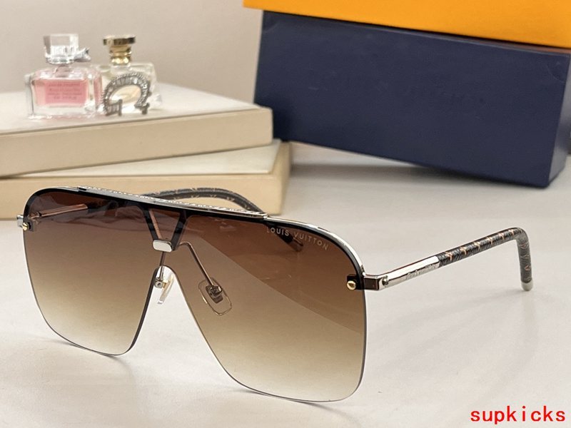 Front view of Louis Vuitton unisex sunglasses