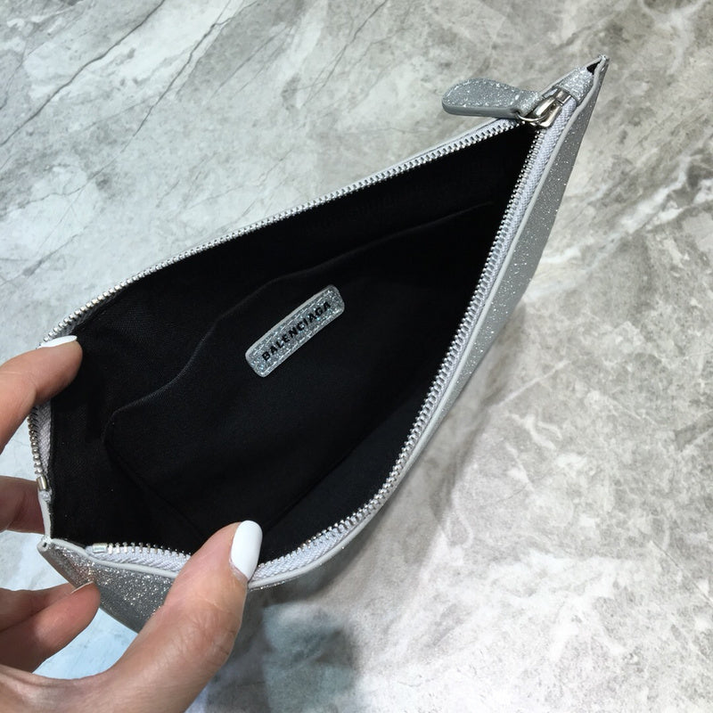 Structured Faux Leather Handbag - Refined Silhouette | Women's Luxury Handbag #1038 - texture close-up (image 9) of designer-inspired handbag