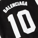 Close-up of Balenciaga designer clothing craftsmanship