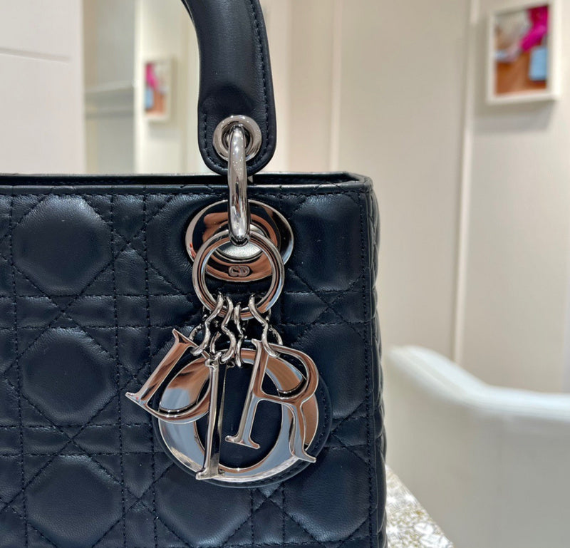 Top view of premium chic women's handbag – women's designer-style accessory