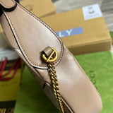 Side profile of elevated classic women's handbag – women's designer-style accessory
