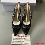 Dior shoes Style 002 - close-up of statement logo accent