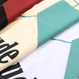Close-up detail shot of Rhude luxury clothing with everyday silhouette