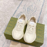 Gucci tonal black luxury sneakers view 8 premium leather build