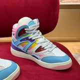 Gucci muted earth tones luxury sneakers view 8 everyday casual design