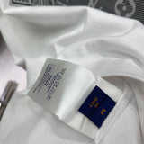 Flat lay presentation of Louis Vuitton cotton t-shirt with runway-inspired design