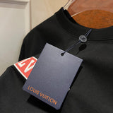 Close-up detail shot of Louis Vuitton cotton t-shirt with tailored silhouette