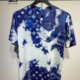 Front view of Louis Vuitton cotton t-shirt with signature branding