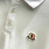 Back view of Moncler luxury clothing with signature branding