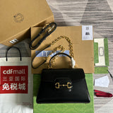 Front view of polished refined women's handbag – women's designer-style accessory