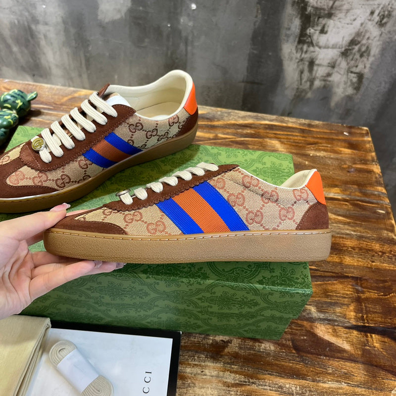 Gucci two-tone luxury sneakers view 8 streetwear statement look