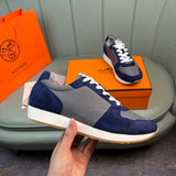 Hermes shoes Style 074 - logo and branding close-up