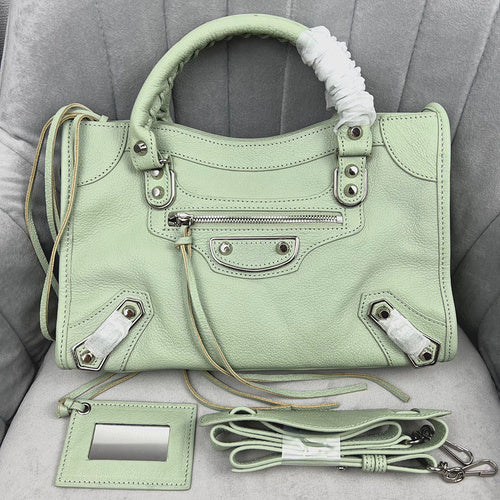 Zivas Charm Polished Finish Statement Handbag (Premium Everyday Carry) – Front View