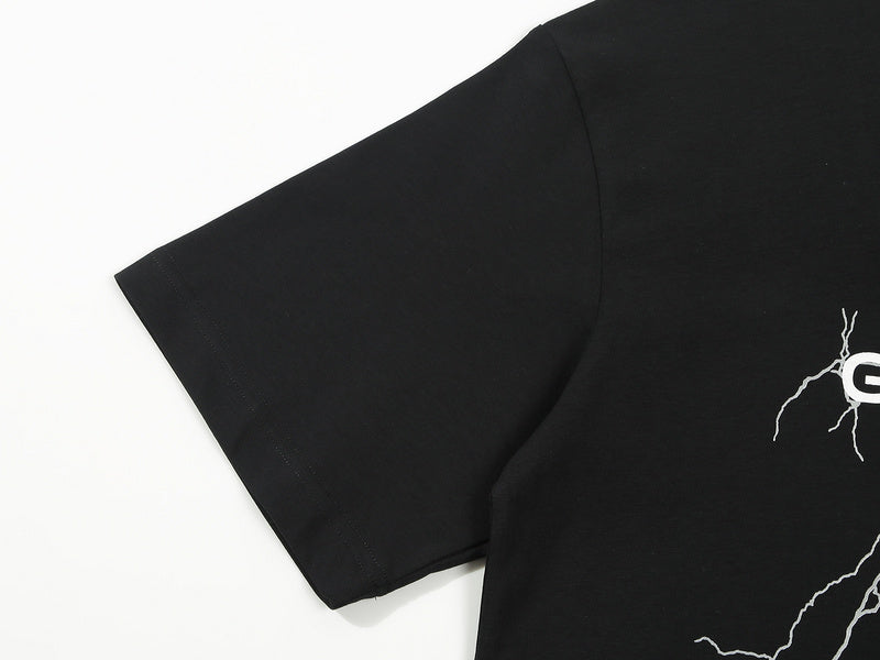Side profile of Givenchy luxury clothing with monogram-inspired silhouette