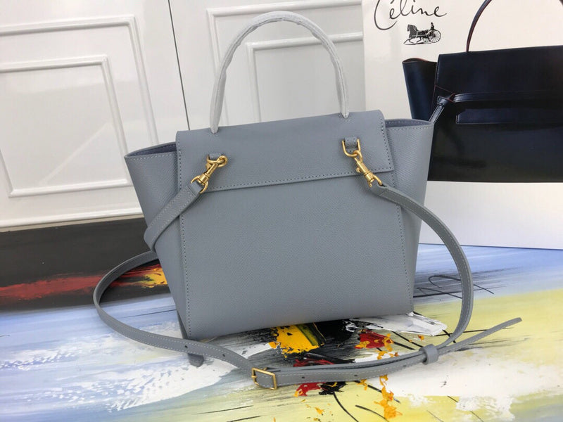 Back view of premium refined women's handbag – women's luxury handbag