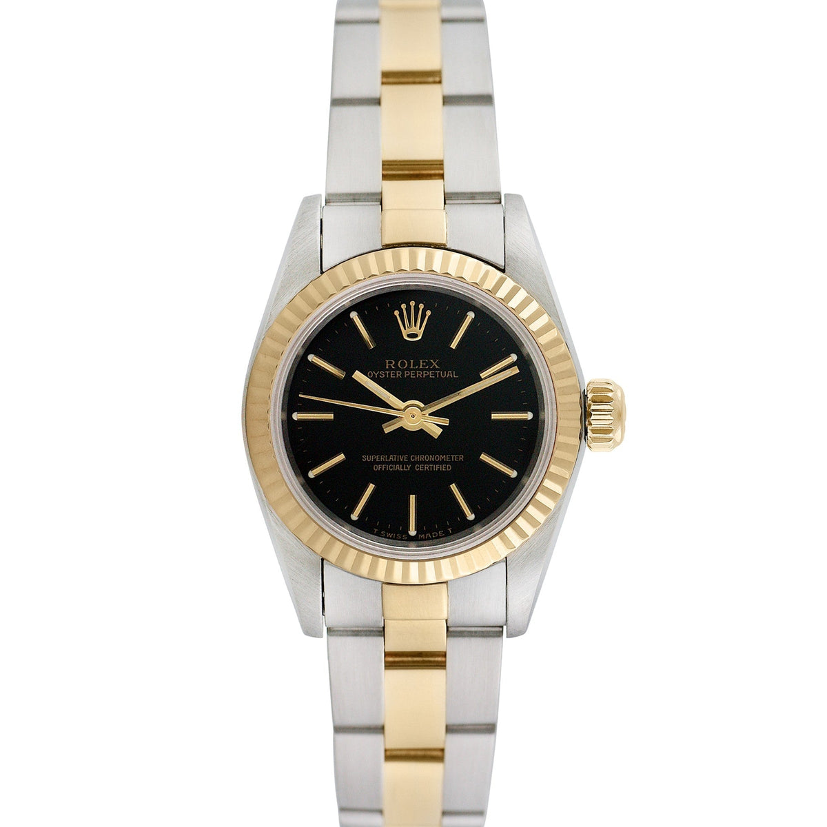 Side view of Rolex women's watch