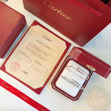 Front view of Cartier unisex jewelry piece