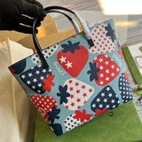 Front view of structured refined women's handbag – women's statement bag