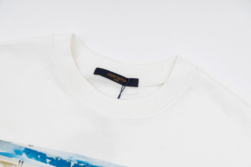 Full styled look of Louis Vuitton luxury clothing with streetwear-inspired cut