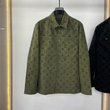 Side profile of Louis Vuitton luxury clothing with runway-inspired design