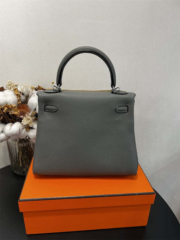  polished structured bag detail view showing craftsmanship 8