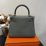  polished structured bag detail view showing craftsmanship 8