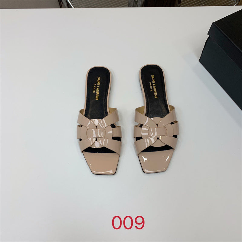 Saint Laurent designer shoes full view