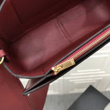 Front view of chic premium women's handbag – women's premium purse