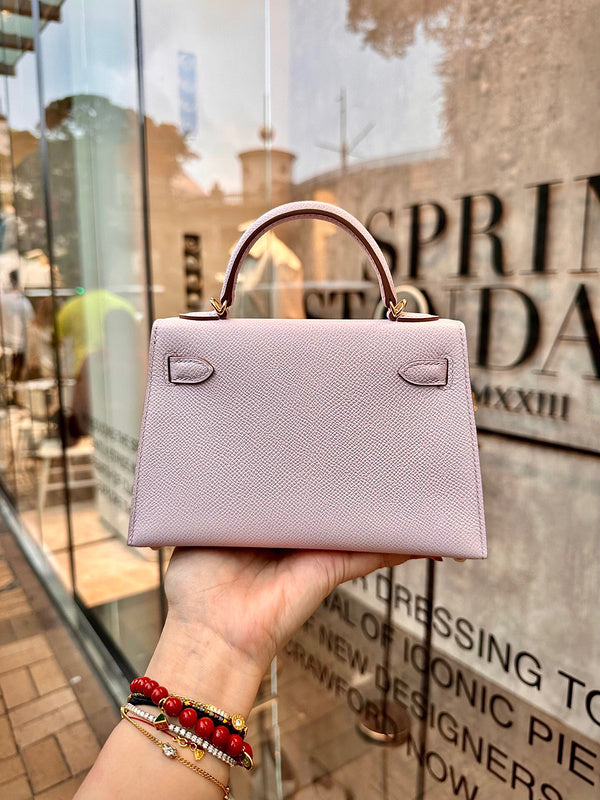 Sculpted bag shown from front angle
