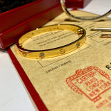 Front view of Cartier unisex jewelry piece