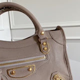 Zivas Charm Polished Finish Fashion Handbag (Refined Modern Silhouette) – Back View