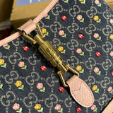 Styled lifestyle shot of everyday-luxe modern women's handbag – women's luxury accessory